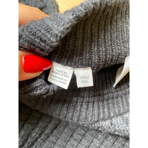 Selected Homme BNWOT knit sweater "Atlas" navy blue sz 2XLarge New - Picture 8 of 8